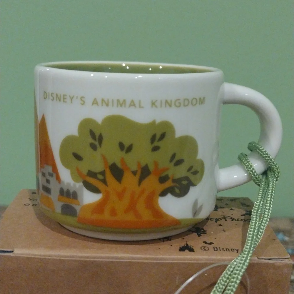 NEW Starbucks Disney Parks Animal Kingdom 2oz Mug Ornament - Picture 2 of 9